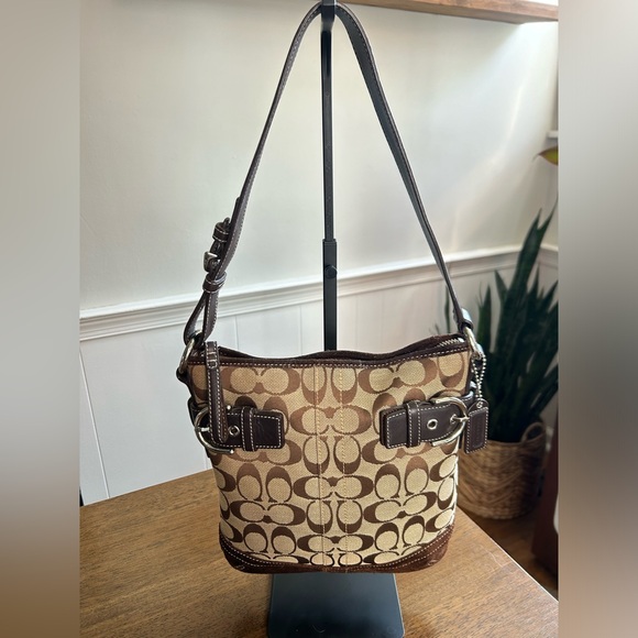 Coach Signature Slim Duffle Handbag - Picture 2 of 12